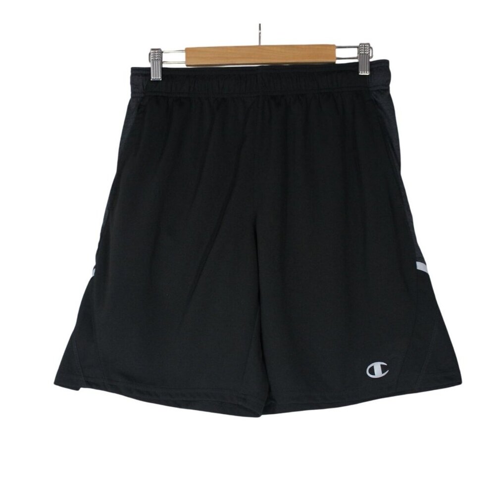 Champion Performance men's elastic drawstring waist 9" athletic workout shorts L